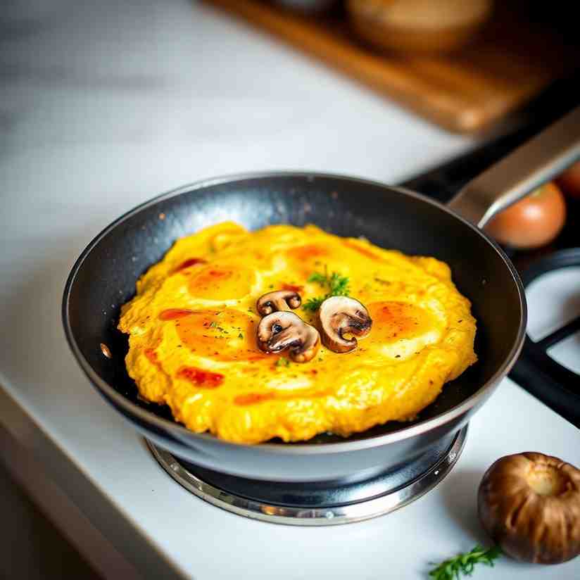Andorran Mushroom Omelette Recipe Fluffy Eggs in 10 Mins